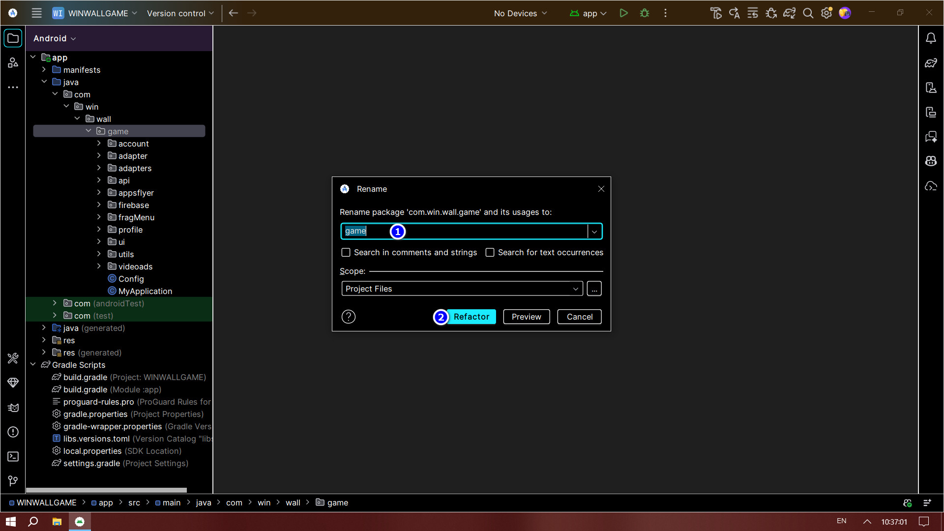 Refactor Package Name